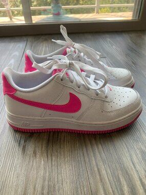 Pink & White Nike Air Force 1